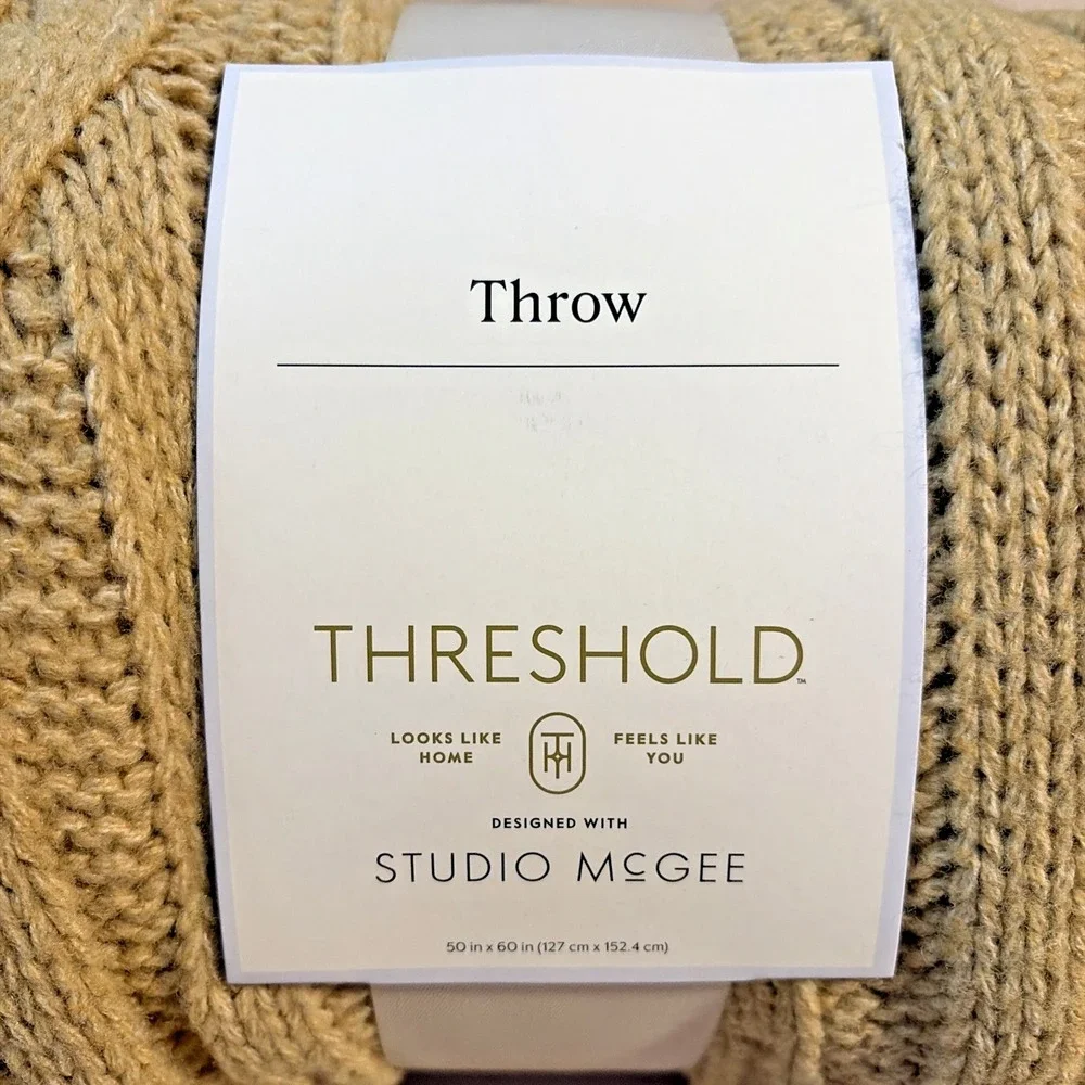 Threshold™ Throw Blanket Designed with Studio McGee – Textured Knit Throw